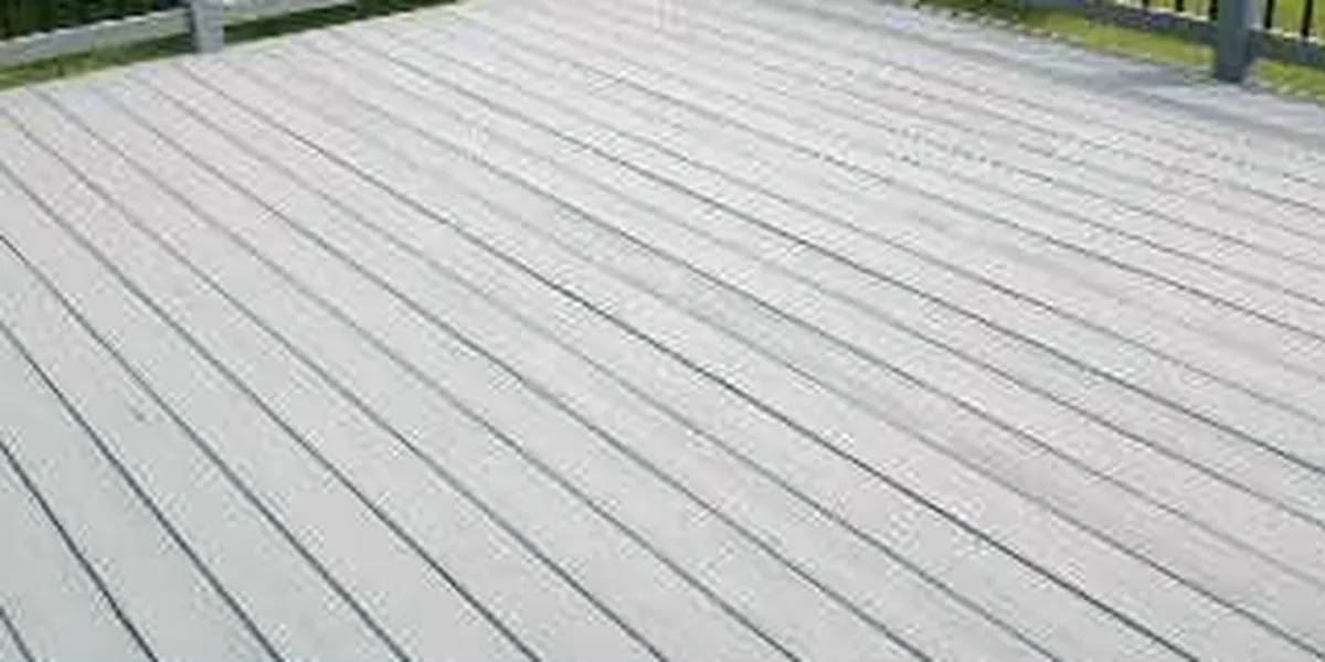 After: gray deck staining · Minneapolis